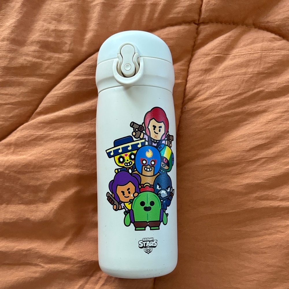 BRAWL STARS  Water Bottle - White